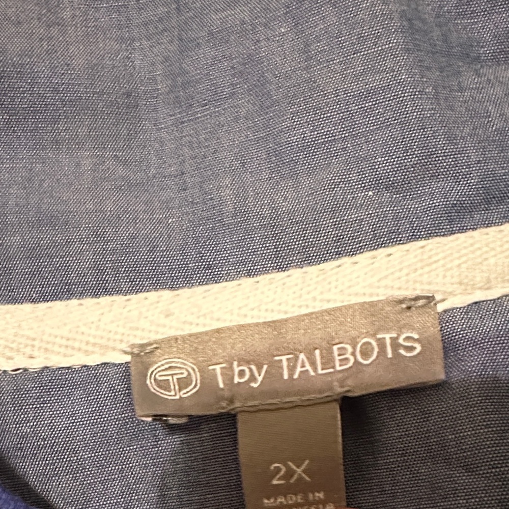 Talbots Navy , yellow and White jacket - Picture 2 of 3